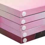 vidaXL Cloison de séparation pliable 160 x 170 cm Fleur