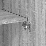 vidaXL Armoire de rangement sonoma gris 70x42 5x225 cm