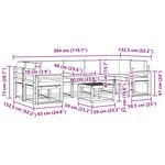 vidaXL Ensemble de canapés d'extérieur 6 Pièces