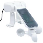vidaXL Auvent automatique avec capteur de vent et LED 450x350 cm Crème