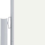 vidaXL Auvent latéral rétractable Crème 220x600 cm