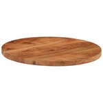 vidaXL Dessus de table Ø40x3 8 cm rond bois massif d'acacia