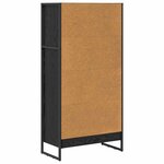 vidaXL Bibliothèque Chêne noir 80 x 30 x 155 cm Bois d'ingénierie