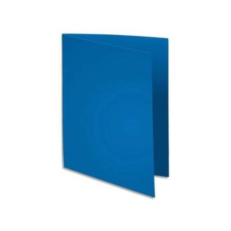 Paquet de 100 chemises Flash 220 teintes vives bleu foncé, format 320x240mm EXACOMPTA