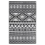 vidaXL Tapis d'extérieur ARAKIL Noir 190x290 cm PP