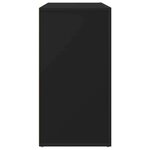 vidaXL Buffet avec tiroir Noir 120 x 36 x 69 cm Bois d'ingénierie