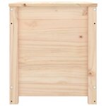 vidaXL Boîte de rangement 80x40x45 5 cm Bois massif de pin