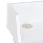 vidaXL Bureau Blanc 80x50x84 cm