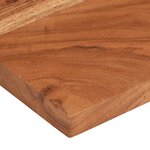 vidaXL Dessus de table 40x30x2 5 cm rectangulaire bois massif d'acacia