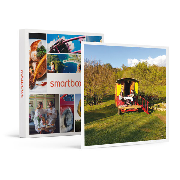 SMARTBOX - Coffret Cadeau Séjour insolite en famille : 3 jours en roulotte avec pique-nique près de Périgueux -  Séjour