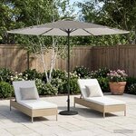 vidaXL Parasol de jardin 300 x 300 cm Polyester Rectangulaire
