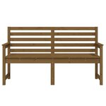 vidaXL Banc de jardin marron miel 159 5x48x91 5 cm bois de pin massif