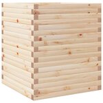 vidaXL Jardinière 60x60x68 5 cm bois de pin massif