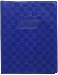 Protège-cahier Madras PVC 22/100e Avec Rabat Marque page 21x29,7 violet CALLIGRAPHE