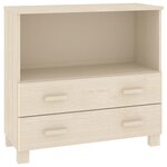 vidaXL Buffet HAMAR Marron miel 85x35x80 cm Bois massif de pin