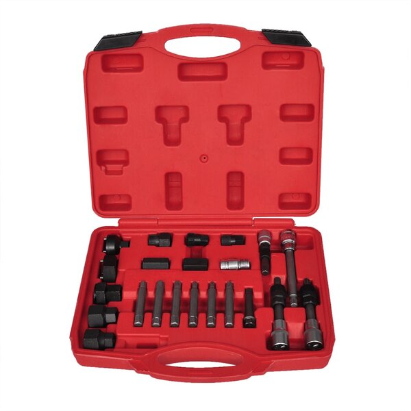 Vidaxl ensemble d'extracteur d'axe libre d'alternateur 22 pcs