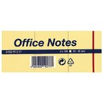 Office Notes repositionnable 100 x 75 mm Jaune Lot de 12 TESA