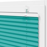 vidaXL Store plissé vert pétrole 80x100 cm largeur du tissu 79 4 cm