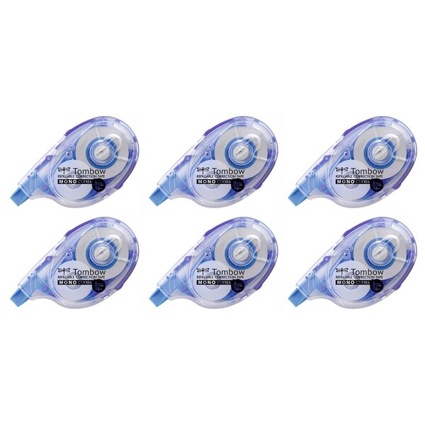 Roller Correcteur Latéral Rechargeable MONO YXE6 - 6 mm x 16 m x 6 TOMBOW