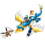 Lego 71760 ninjago l'évolution dragon du tonnerre de jay  set avec figurine de serpent avec banniere de mission a collectionner