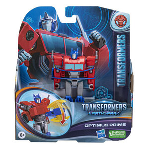 Figurine Optimus Prime Classe Guerrier Transformers EarthSpark - Nouveaux Robots Terriens