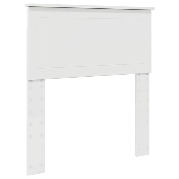 vidaXL Tête de lit Blanc Brillant 80 cm Bois d'ingénierie