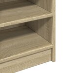 vidaXL Armoire d'évier chêne sonoma 90x29x55 cm bois d'ingénierie