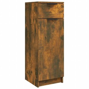 vidaXL Armoire de bain Chêne fumé 32x34x90 cm Bois d'ingénierie