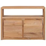 vidaXL Buffet 80x30x60 cm bois de teck massif