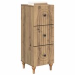 vidaXL Armoire à tiroirs 33 x 34 5 x 90 cm Bois d'ingénierie