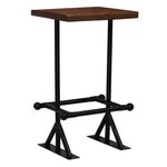 vidaXL Mobilier de bar 3 Pièces Bois de récupération massif