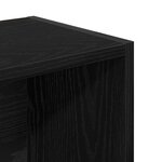 vidaXL Bibliothèque chêne noir 31x24x102 cm bois d'ingénierie