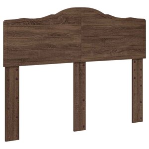 vidaXL Tête de lit Chêne brun 135 cm Bois d'ingénierie