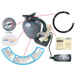 Platine de filtration a sable 8 m3/heure poolstyle