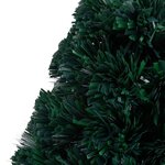 vidaXL Arbre de Noël pré-éclairé avec support 64 cm fibre optique