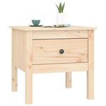 vidaXL Tables d'appoint 2 Pièces 50x50x49 cm Bois massif de pin