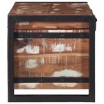 vidaXL Coffres de rangement 80x30x30cm en bois massif récupéré et métal