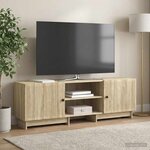 vidaXL Meuble TV Chêne Sonoma 150 x 31 x 50 cm Bois d’ingénierie