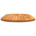 vidaXL Plateau de table Marron 100 x 50 x 2 cm Bois d'acacia massif