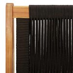 vidaXL Mobilier de jardin 2 Pièces Noir 67 x 76 x 73 cm