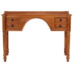 vidaXL Bureau avec tiroirs 110x50x76 cm bois d'acacia solide