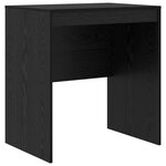 vidaXL Bureau avec tiroir avec étagère avec stockage 2 Pièces Chêne noir