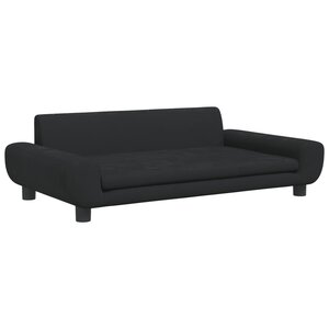 vidaXL Canapé pour enfants noir 100x54x33 cm velours