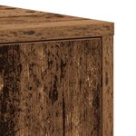 vidaXL Armoire salle de bain vieux bois 30x30x183 5 cm bois ingénierie