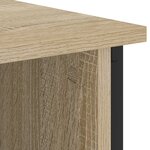 vidaXL Cabinet de chevet 2 Pièces Chêne sonoma 38 x 31 x 61 cm