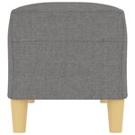 Banc banquette 100 x 35 x 41 cm tissu gris foncé 02_0010522
