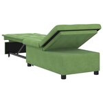 vidaXL Canapé-Lit Vert clair 194 x 67 x 82 cm Velours