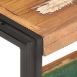 Vidaxl meuble tv 120x30x40 cm bois de récupération massif