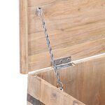 vidaXL Coffre 90x40x40 cm Bois d'acacia solide