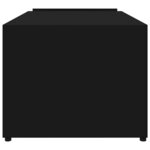 vidaXL Table basse Noir 90x45x35 cm bois d’ingénierie